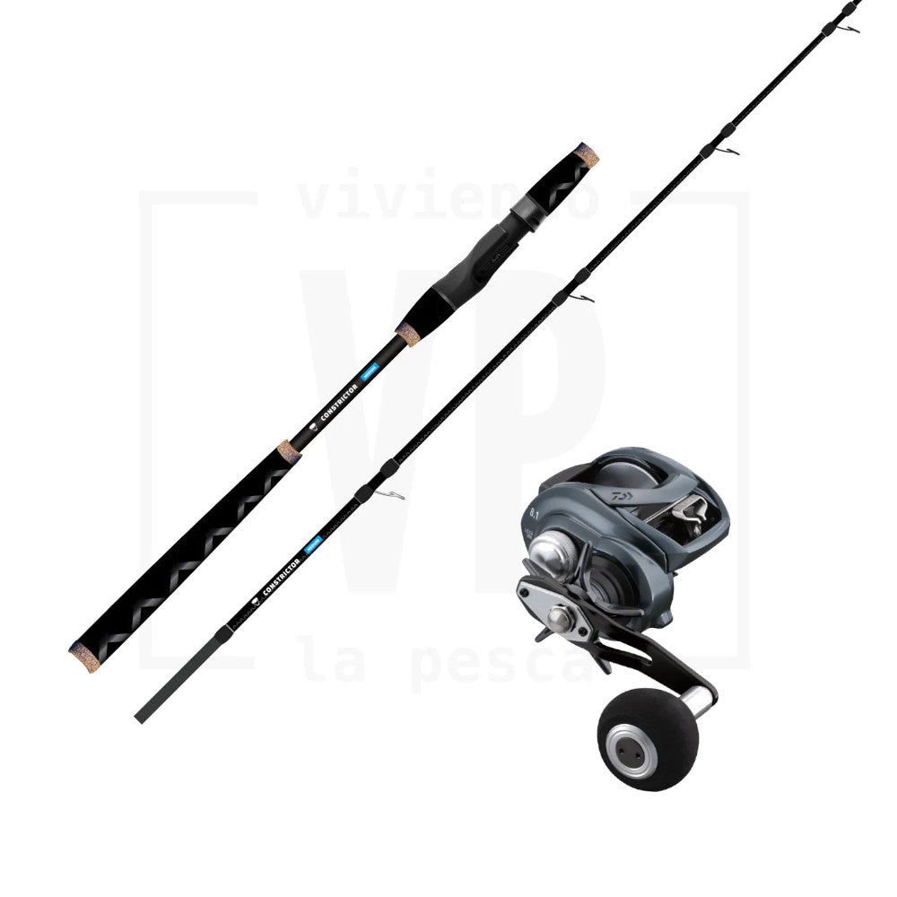 Combo para Bote Daiwa Lexa 300 TWS y caña VP Constrictor