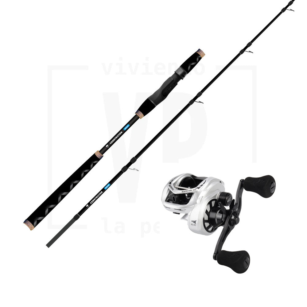 Combo para Bote KastKing Kapstan 300 y caña VP Constrictor