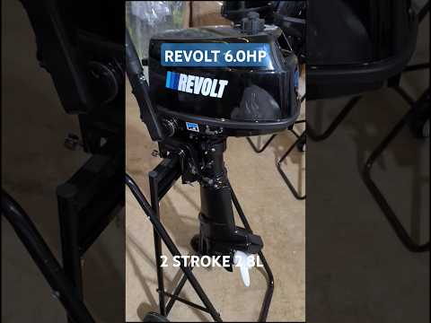 Motor Fuera de Borda Revolt 6HP a 2 Tiempos con Tanque Interno de 2.8L