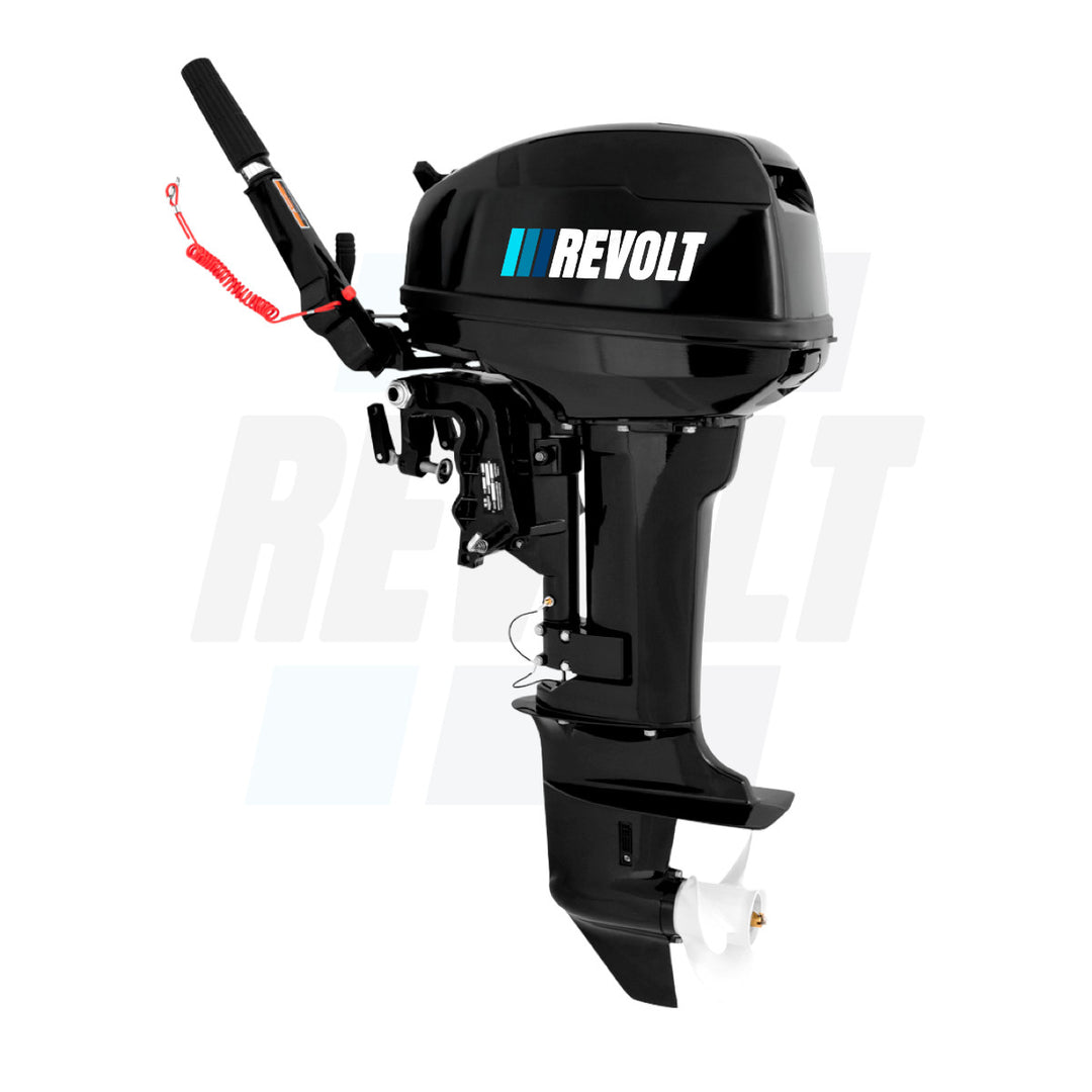 Motor Fuera de Borda Revolt 18HP a 2 Tiempos con Tanque Externo de 24L
