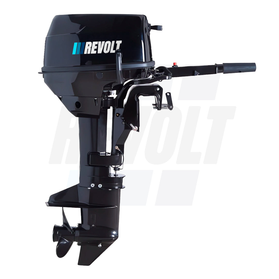 Motor Fuera de Borda Revolt 9.8HP a 2 Tiempos con Tanque Externo de 12L