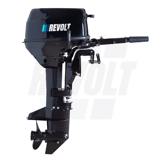 Motor Fuera de Borda Revolt 9.8HP a 2 Tiempos con Tanque Externo de 12L