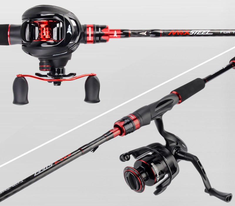 Caña KastKing Max Steel, Dual Power 2 en 1 - Spinning