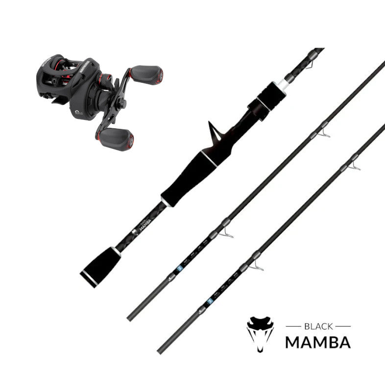 Combo de Baitcasting KastKing Brutus II y VP Black Mamba