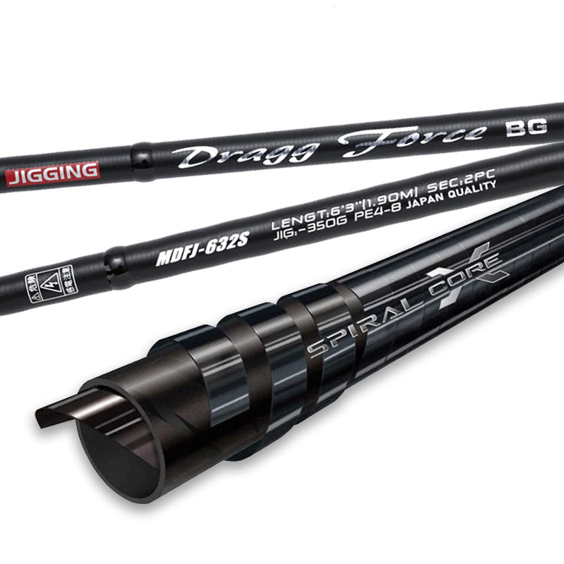 Caña de Pescar Jigging Drag Force BG en Spinning - 350g