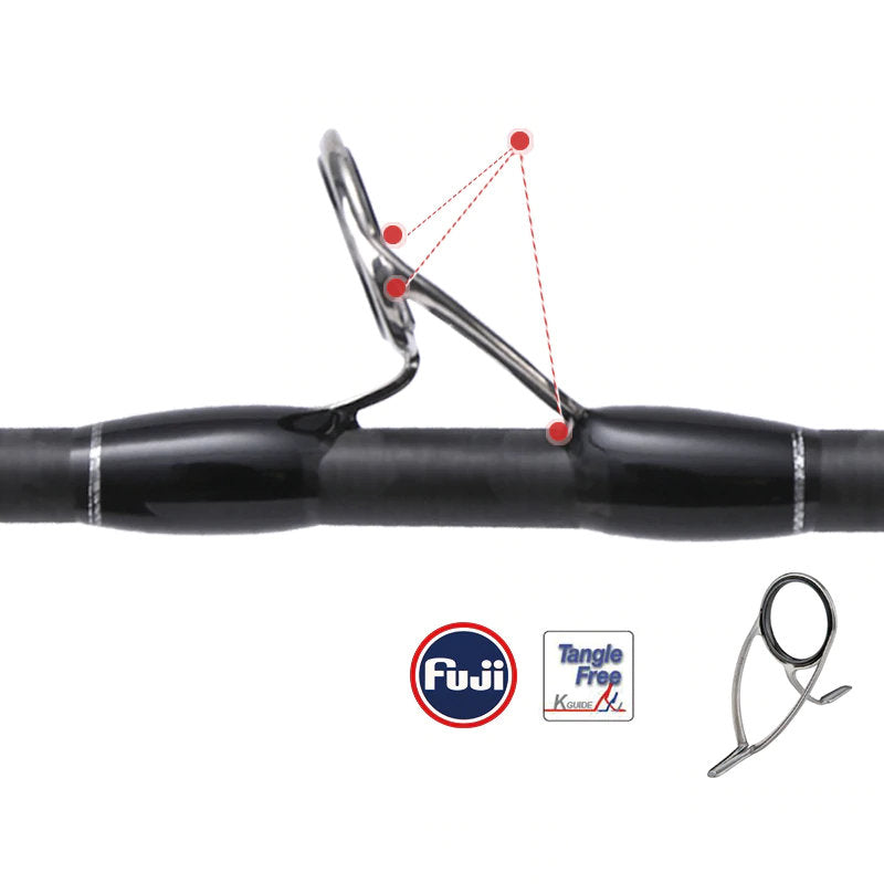 Caña de Pescar Jigging Drag Force BG en Spinning - 350g
