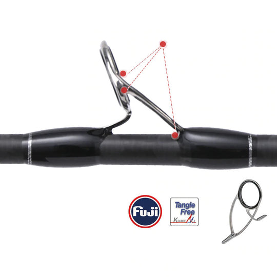 Caña de Pescar Jigging Drag Force BG en Spinning - 350g