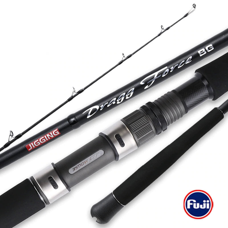Caña de Pescar Jigging Drag Force BG en Spinning - 350g