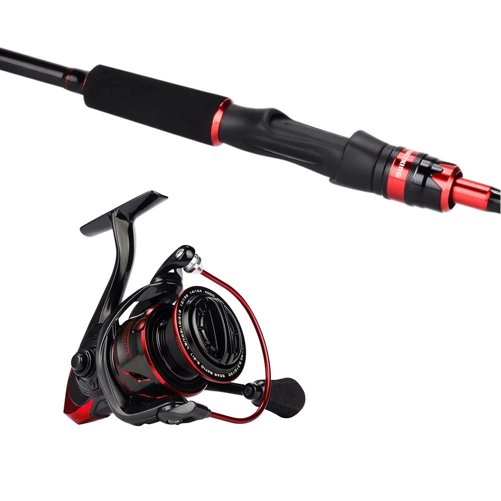 Combo de Caña y Carrete de Spinning KastKing Sharky III + Max Steel –