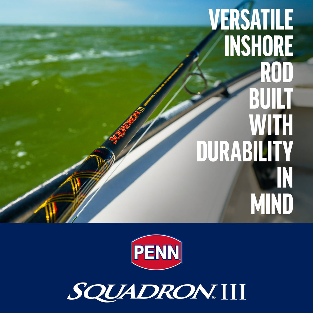 Caña de Pescar Penn Squadron III Inshore en Baitcasting 7ft