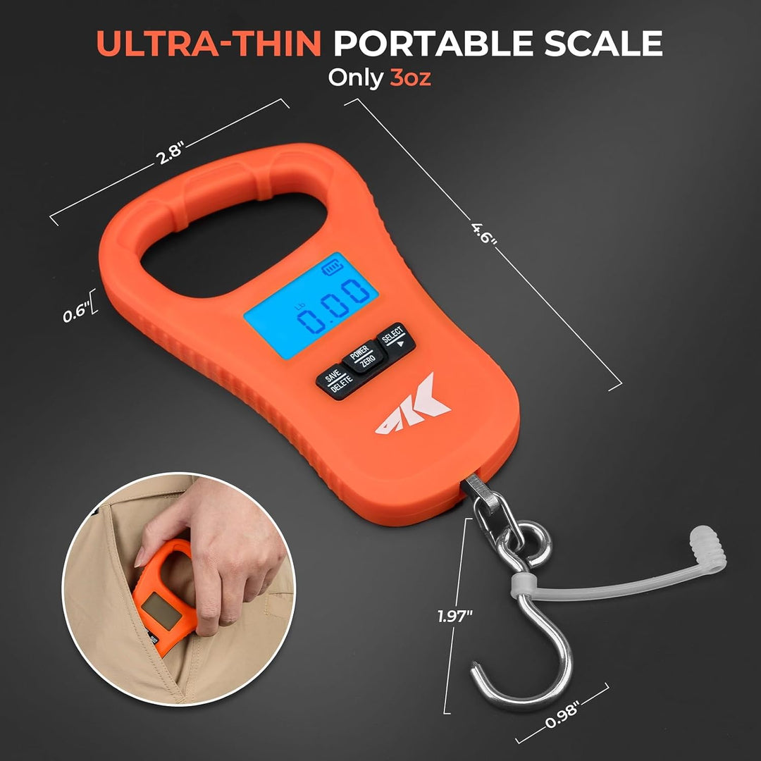 Balanza KastKing ToughTide Compacta y Recargable por USB