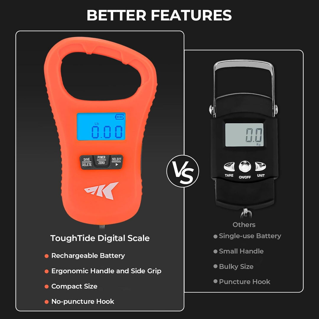 Balanza KastKing ToughTide Compacta y Recargable por USB