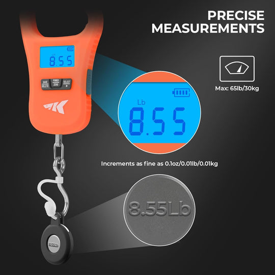 Balanza KastKing ToughTide Compacta y Recargable por USB