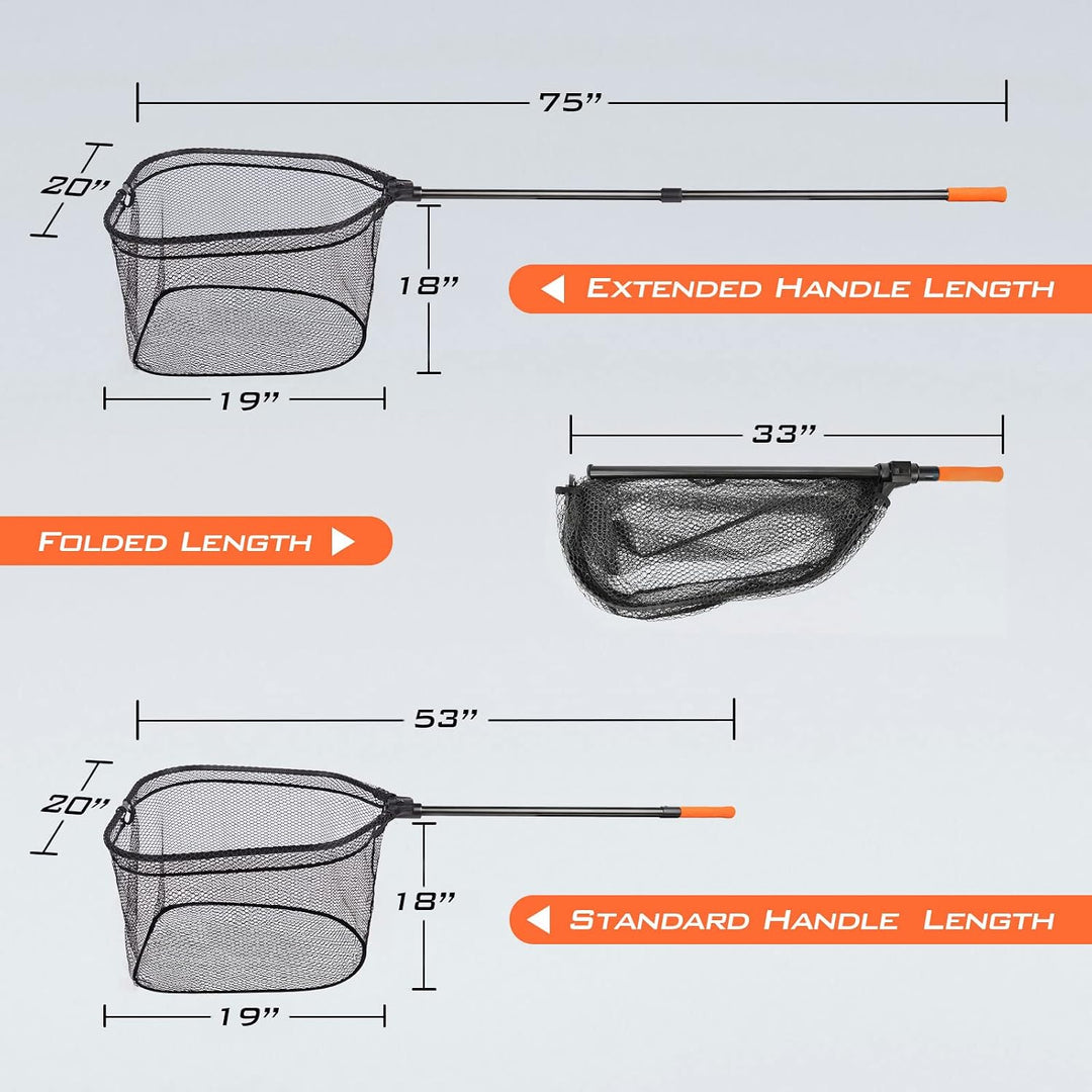 Red de Pesca KastKing Brutus Plegable y Extendible en Aluminio