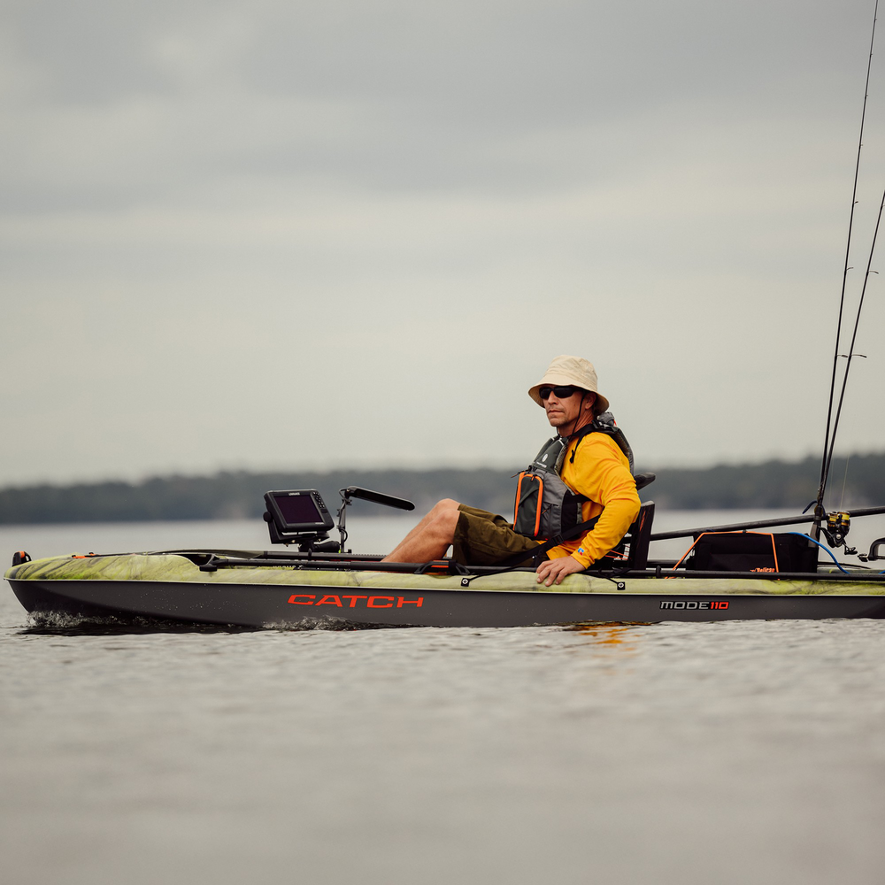 Kayak Pelican Catch Mode 110 TR - Estable, Rápido a Remo o Motor