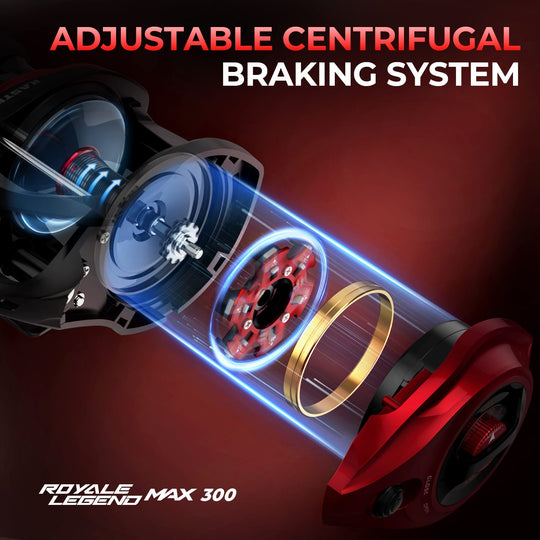 Carrete KastKing Royale Legend Max 300 para Baitcasting
