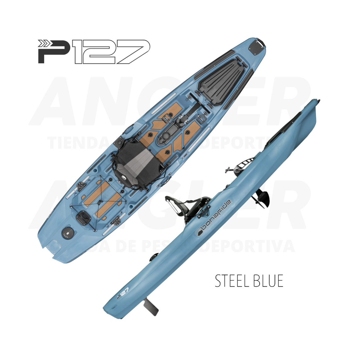 Kayak Bonafide P127 - Pedal de Propela para Pesca