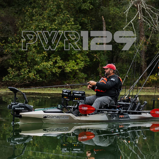 Kayak Bonafide PWR129 - Pedal de Remo con Opción de Motor