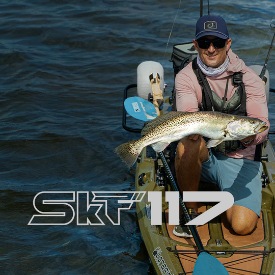 Kayak Bonafide SKY117 para Aguas Calmas con Remo