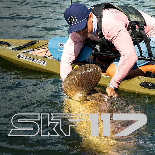 Kayak Bonafide SKY117 para Aguas Calmas con Remo