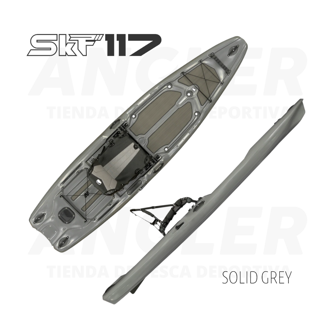 Kayak Bonafide SKY117 para Aguas Calmas con Remo