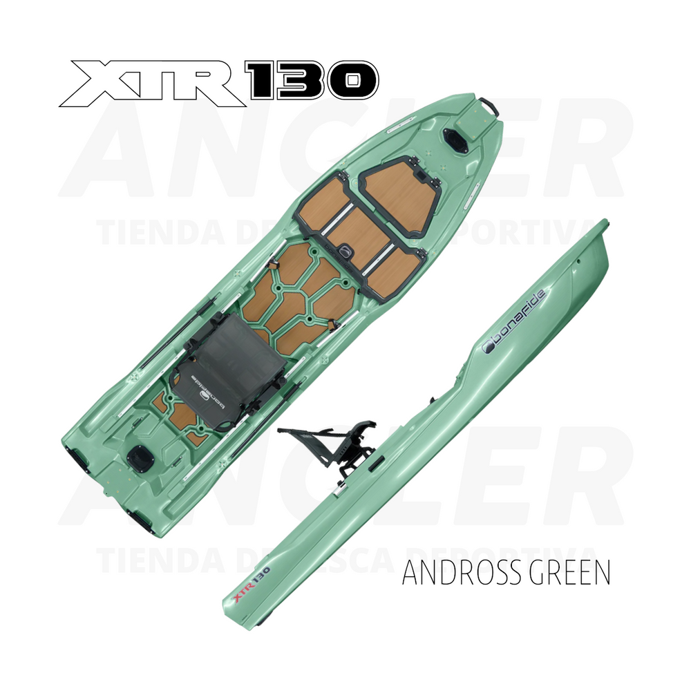 Kayak Bonafide XTR130 - Máxima Estabilidad, Espacio y Capacidad