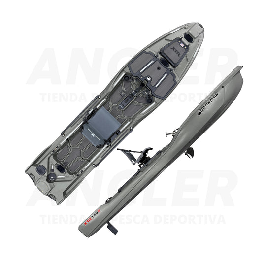 Kayak Bonafide XTR140P - Máxima Estabilidad, Propulsión a Pedal y Motor