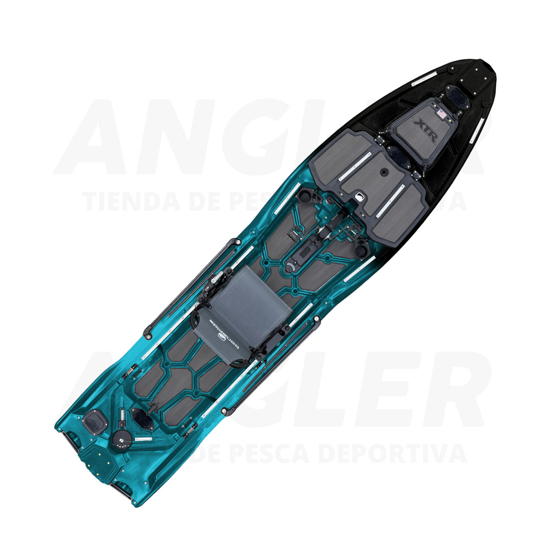 Kayak Bonafide XTR140P - Máxima Estabilidad, Propulsión a Pedal y Motor