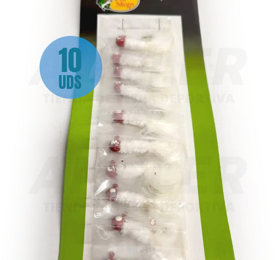 Señuelo Bass Pro Shops Crappie Jig 3.5g - Pack de 10uds