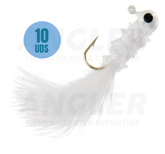 Señuelo Bass Pro Shops Crappie Jig 3.5g - Pack de 10uds