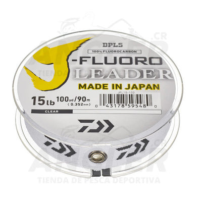 Leader de Fluorocarbono Daiwa J-Fluoro - Rollo 50 yardas