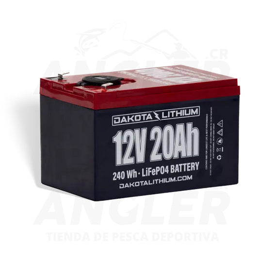 Batería Dakota Lithium 12V de 20AH LiFePo4 con Voltímetro, USB y Cargador