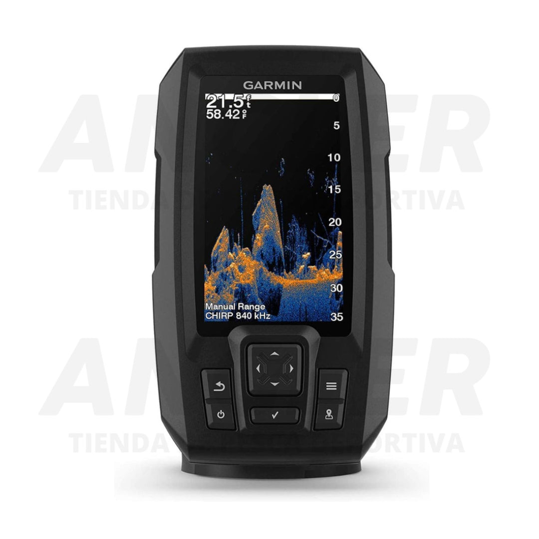 Sonda de Pesca Garmin Striker Vivid 4CV Fish Finder GPS w/Transducer