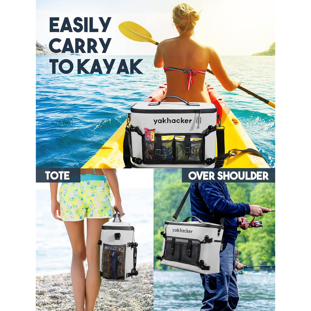 Hielera YakHacker para Asiento de Kayak Portable con Organizador