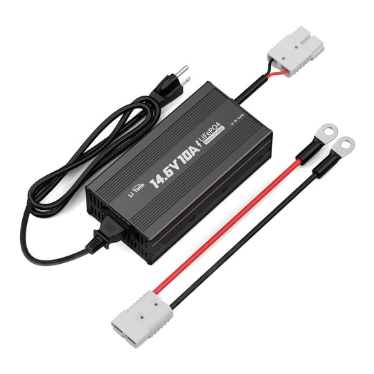 Cargador LiTime para Batería de Litio 10A 14.6V con Indicador LED
