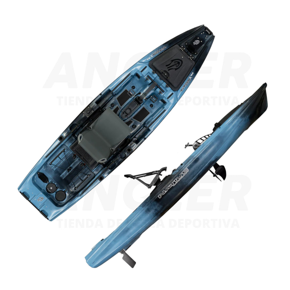 Kayak Native Watercraft TitanX 12.5 - Propulsión a Pedal
