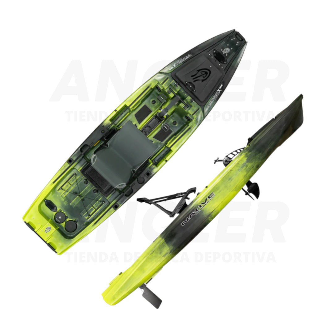 Kayak Native Watercraft TitanX 12.5 - Propulsión a Pedal