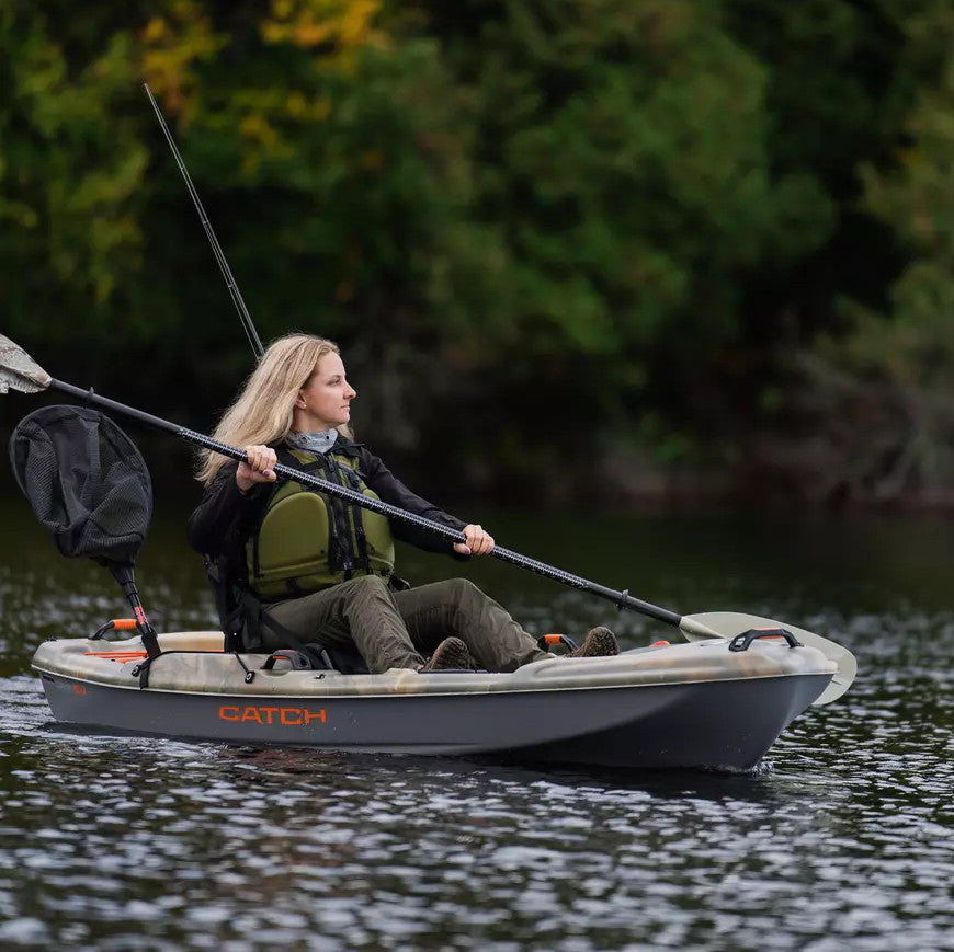 Kayak Pelican Catch Classic 100 - Remo, Compacto y Ligero