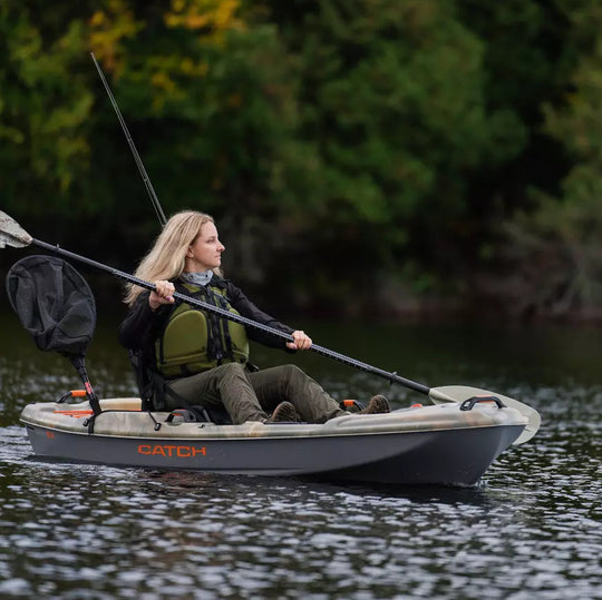 Kayak Pelican Catch Classic 100 - Remo, Compacto y Ligero