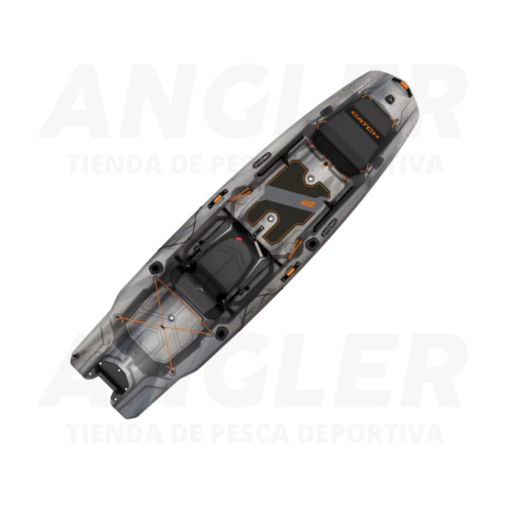 Kayak Pelican Catch Mode 110 TR - Estable, Rápido a Remo o Motor