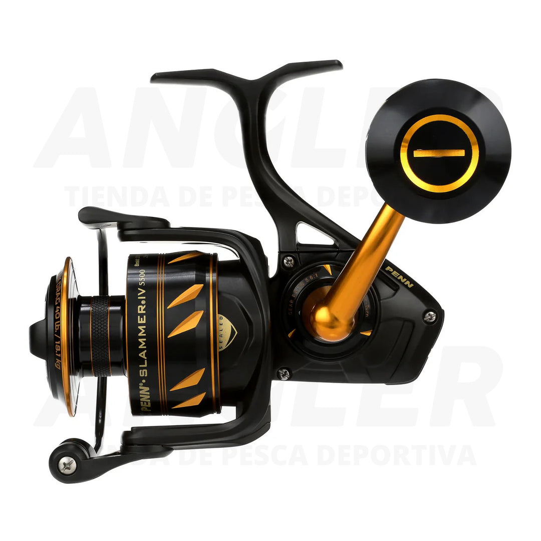 Carrete Penn Slammer IV Saltwater Reel en Spinning - Tamaño 4500, 5500, 6500