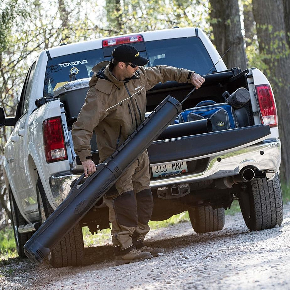 Tubo Portacañas Plano Airliner Telescópico para Cañas de Pescar
