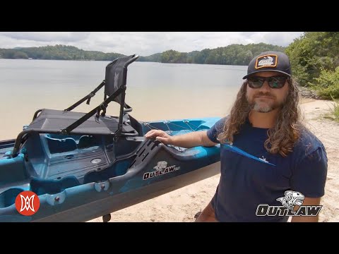 Kayak Perception Outlaw 11.5 para Pesca - Propulsión a Remo