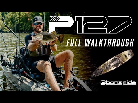 Kayak Bonafide P127 - Pedal de Propela para Pesca
