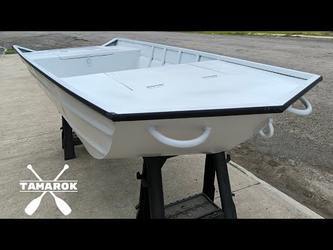 Bote Tamarok Martin, Lancha Pantanera en Aluminio Soldado