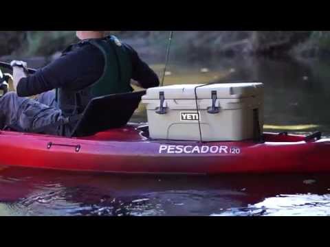 Kayak Perception Pescador Pro 12 para Pesca - Propulsión a Remo