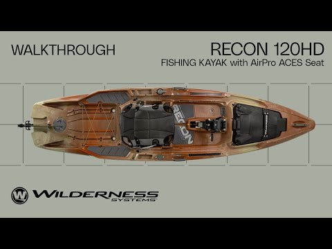Kayak Wilderness Systems Recon HD 120 - Propulsión a Pedal