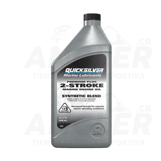 Aceite Quicksilver Marine Synthetic Premium Plus para Motor de 2 Tiempos