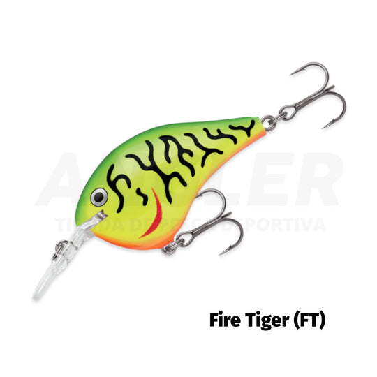 Señuelo Rapala DT06 (Dives To) Crankbait en Balsa para Trolling y Casting