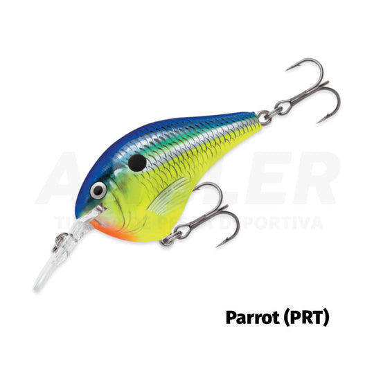 Señuelo Rapala DT06 (Dives To) Crankbait en Balsa para Trolling y Casting